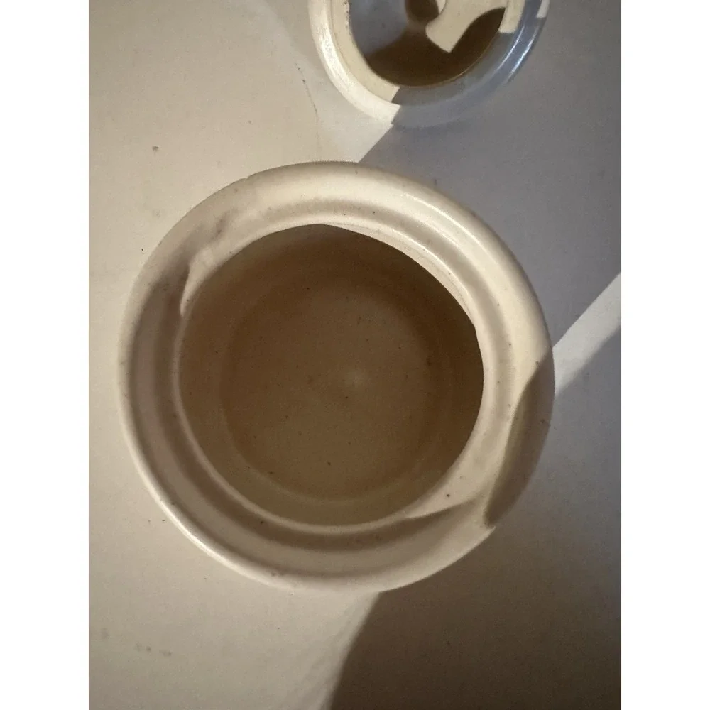 Baked With Love Creamer & Sugar Set Tan1989 Stoneware House Of Lloyd Vintage
